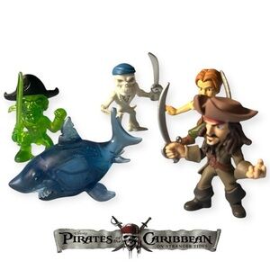 Disney Pirates Caribbean Mini Figures 7 Set